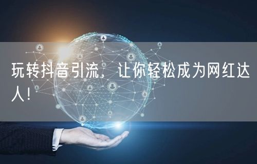 玩转抖音引流，让你轻松成为网红达人！