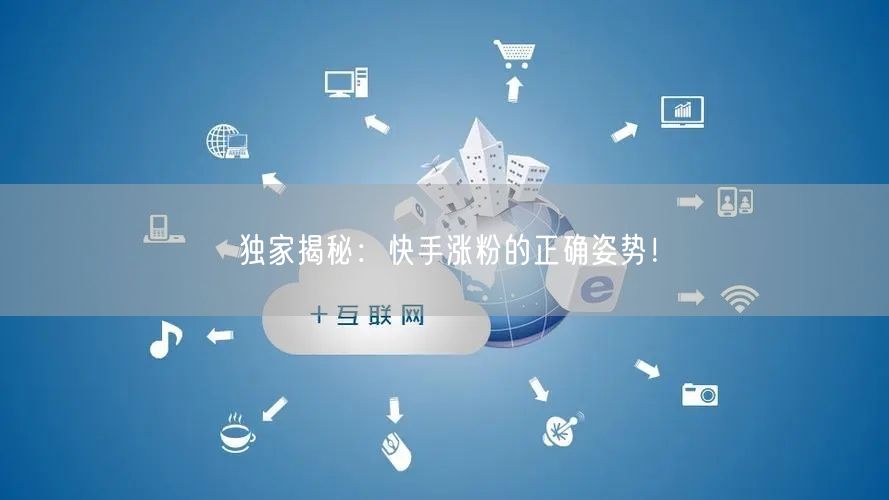 独家揭秘：快手涨粉的正确姿势！