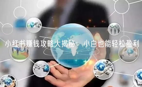小红书赚钱攻略大揭秘：小白也能轻松盈利