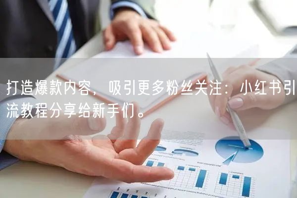 打造爆款内容，吸引更多粉丝关注：小红书引流教程分享给新手们。